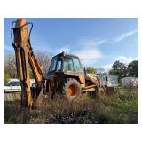 Case 580D Construction King Backhoe Loader with Enclosed Cab