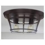 OVE 2 Light Flush Ceiling Light Fix...
