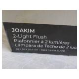 OVE 2 Light Flush Ceiling Light Fix...