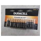 24 Duracell Power Boost AAA Batteri...