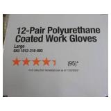 2 Packs 12 Polyurethane Coated Work...