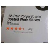 2 Packs 12 Polyurethane Coated Work...