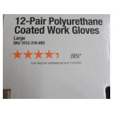 2 Packs 12 Polyurethane Coated Work...