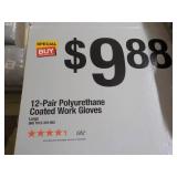 2 Packs 12 Polyurethane Coated Work...