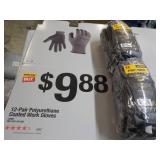 2 Packs 12 Polyurethane Coated Work...