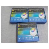 3 LED Pool Lights...
