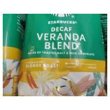 Starbuck 4 Decaf 12 oz Bags Veranda...