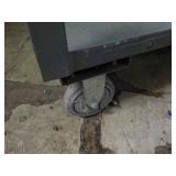 Metal Cart on Wheels 31 x 36 x 35"...