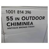 55" Outdoor Chiminea Antique Bronze...
