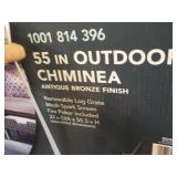 55" Outdoor Chiminea Antique Bronze...