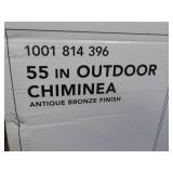 55" Outdoor Chiminea Antique Bronze...