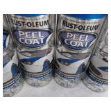 4 cans Rust-Oleaum Peel Coat Matte ...
