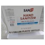 4 Gallon Jugs Sanit Hand Sanitizer...