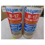2 cans Berryman B-12 Carburetor Cho...