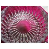 Lead Crystal Bowl & Candle Holders