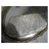 Mirrored Tray, Candle Stands, Limoges