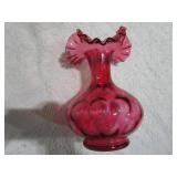 Fenton Cranberry Coin Dot