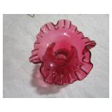 Fenton Cranberry Coin Dot
