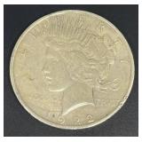 1922-D Peace Dollar