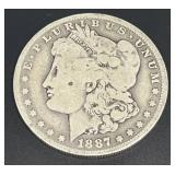 1887-O Morgan Silver Dollar