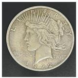 1922-D Peace Dollar