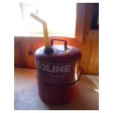 3 Gas Cans and Funnel