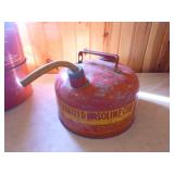 3 Gas Cans and Funnel