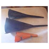 2 Gas Cans and Funnels