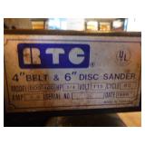 RTC 4" Belt and 6" Disc Sander