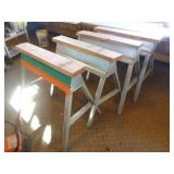 4 EBCO Folding Saw Horses