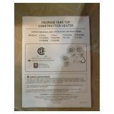 Truck Tent and Tank Top Heater