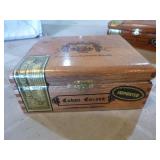 Collection of 9 Arturo Fuente Wooden Cuban Cigar Boxes