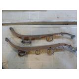 4 Vintage Horse Hames