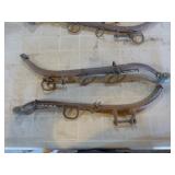 4 Vintage Horse Hames