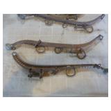 4 Vintage Horse Hames