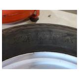 2 Wanda Trailer Tires on Rims with 2 Extra Rims