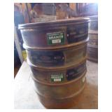 8 Standard Sand/Gravel Sieves and Lapidary Saw