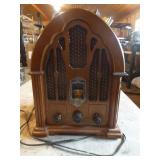 Vintage Reproduction Cathedral AM/FM Radio