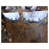 Outdoor Folding Chairs and Canopy