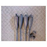 4 Tiki Torches