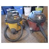 2 Shop-Vac Wet/Dry Vacuum