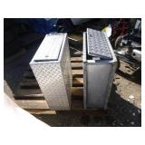 2 Diamond Plate Toolboxes