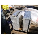 2 Diamond Plate Toolboxes