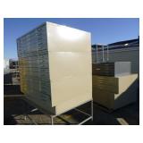 Flat Map/Blueprint Metal Cabinets with Base