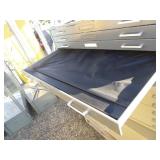 Flat Map/Blueprint Metal Cabinets with Base