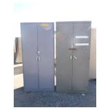 2 Metal Storage Cabinets