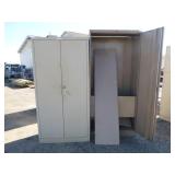 2 Metal Storage Cabinets