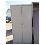 2 Metal Storage Cabinets