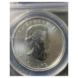 2012 CANADIAN COUGAR 1 TROY OZ .9999 FINE SILVER ANACS MS70
