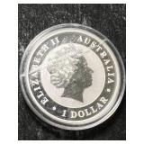 2012 AUSTRALIAN KOALA 1 TROY OZ .999 FINE SILVER IN AIRTITE